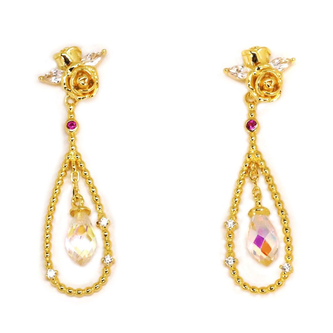 Rose drop Earrings - Earrings - 1