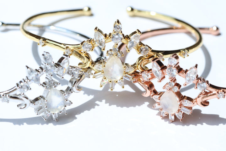 Victoria Bangles - Rose Gold