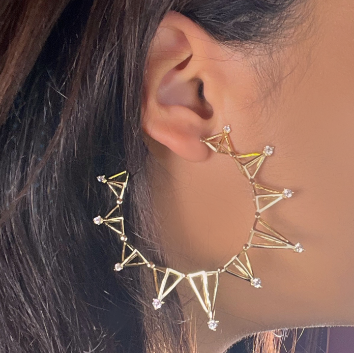 Cosmic Polaris Hoops