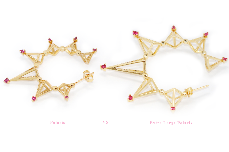 Polaris Hoops Crystals XL